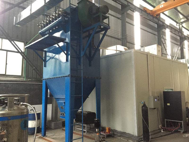 上海劉經理打磨車間的兩臺PL單機除塵器安裝完畢 上海劉經理打磨車間的兩臺PL單機除塵器安裝完畢